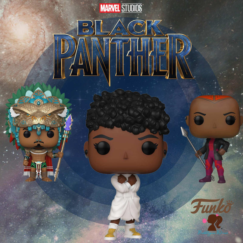 Black Panther Logo Funko Pops Bubblegum Divas