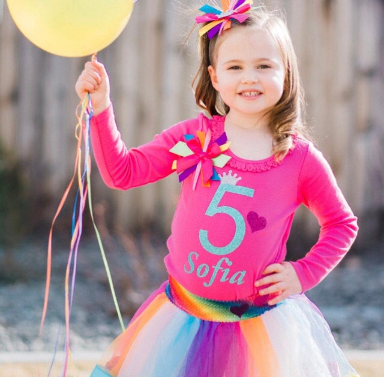 5th birthday hot sale girl outfits