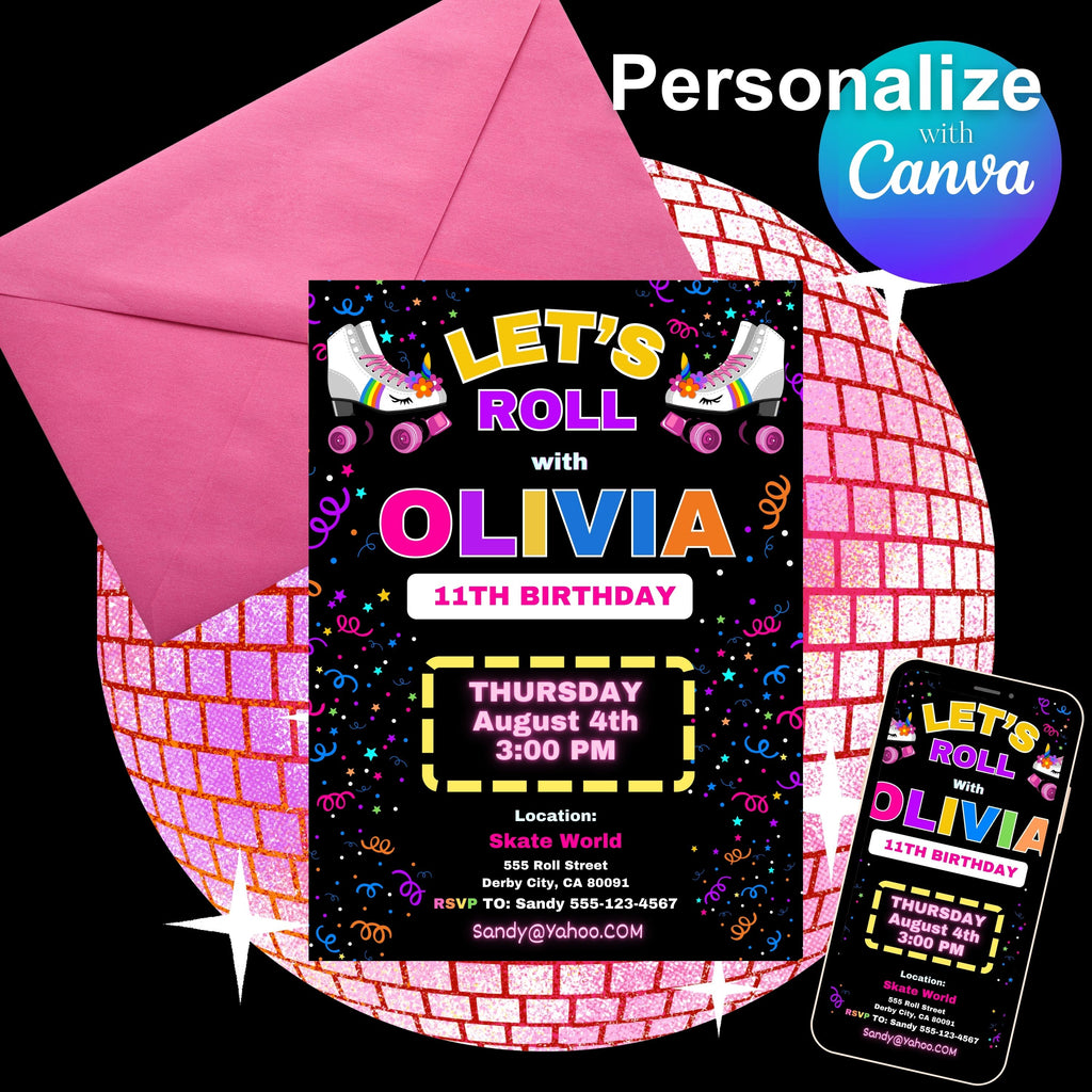 Customizable Printable Invitations: Edit Online, Download, Print or ...