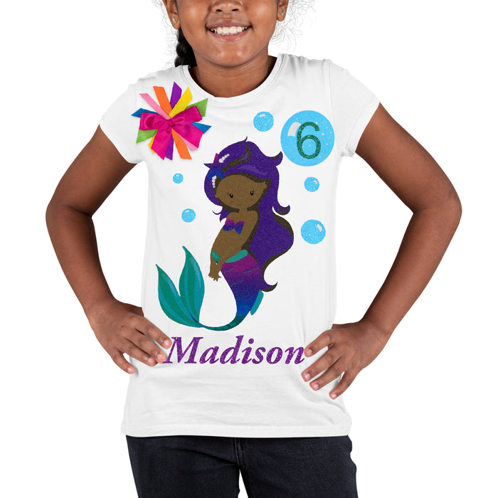 Girls Mermaid 9th Birthday Outfit Personalized Gift