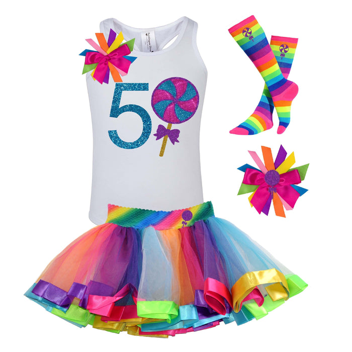 5th Birthday Lollipop - Bubblegum Divas
