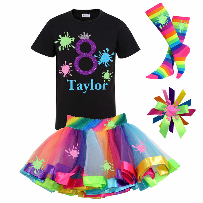 Slime Party 8th Birthday Girl Shirt
