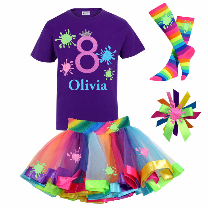 Slime Party 8th Birthday Girl Shirt