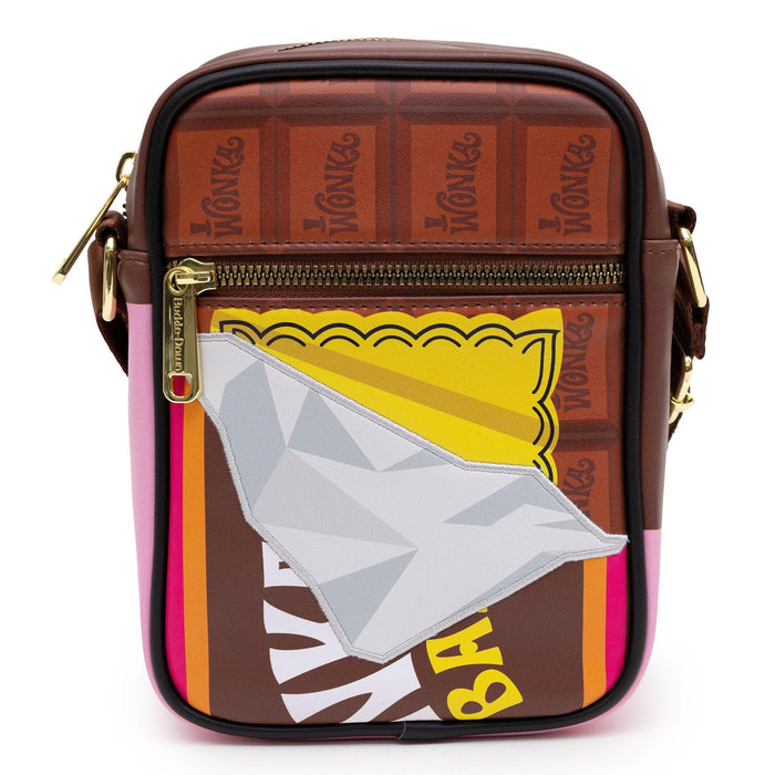 Willy Wonka Chocolate Factory Crossbody Bag Wonka Bar Golden Ticket Purse - Bubblegum Divas 