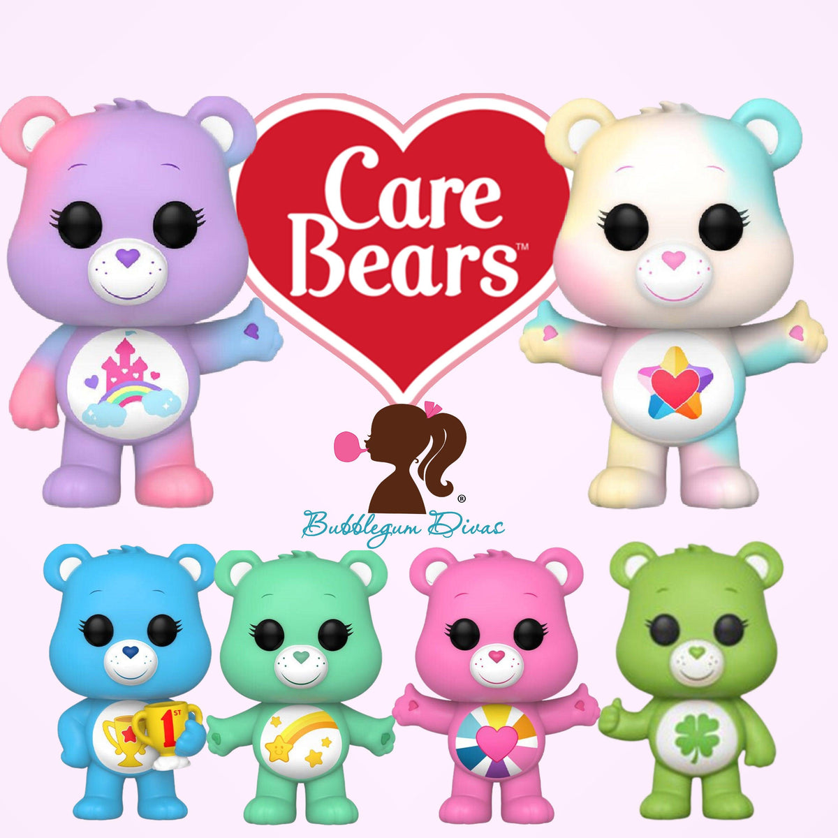 FUNKO POP! ANIMATION: Care Bears - "Champ Bear" Vinyl Toy Figure #1203 - Bubblegum Divas 