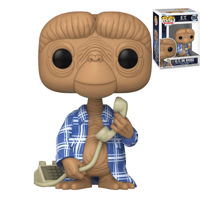 FUNKO POP! MOVIES: E.T. the Extra-Terrestrial: E.T. In Robe Vinyl Toy Figure #1254 - Bubblegum Divas 