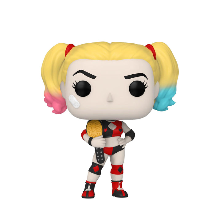 "Exclusive" FUNKO POP! TELEVISION: DC Comics Harley Quinn with Belt Vinyl Toy Figure #436 - Bubblegum Divas
