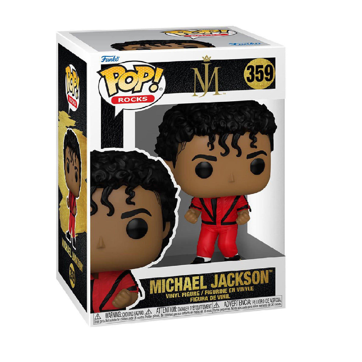 FUNKO POP! ROCKS: Michael Jackson (THRILLER) Vinyl Toy Figure #359 - Bubblegum Divas 