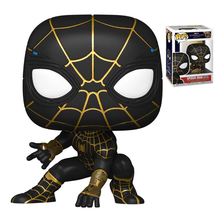 FUNKO POP! MOVIES: SPIDER-MAN BLACK AND GOLD SUIT Vinyl Toy Figure #911 - Bubblegum Divas 