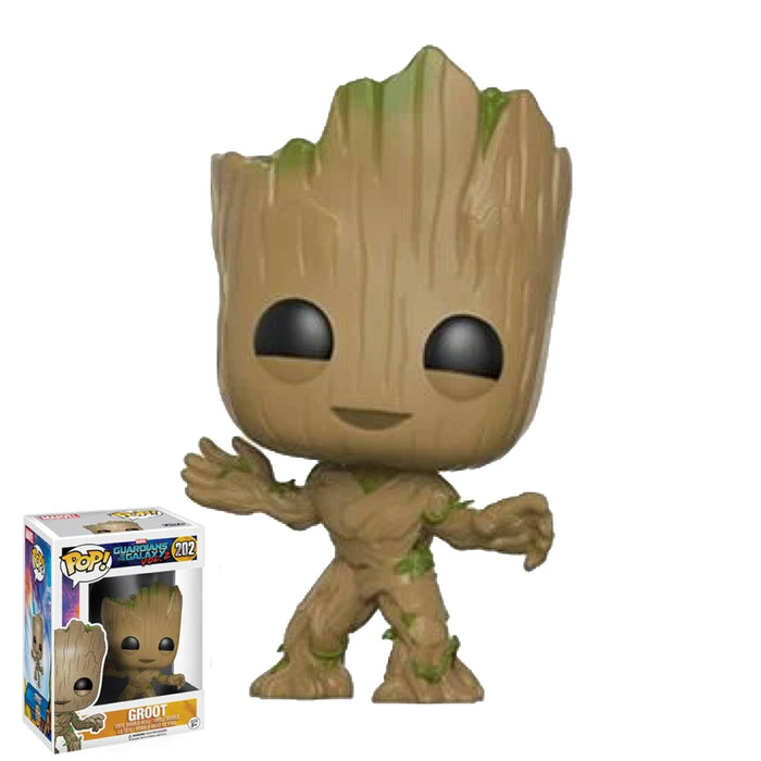 FUNKO POP! MOVIES: MARVEL - BABY GROOT Vinyl Toy Fiqure #202 - Bubblegum Divas 