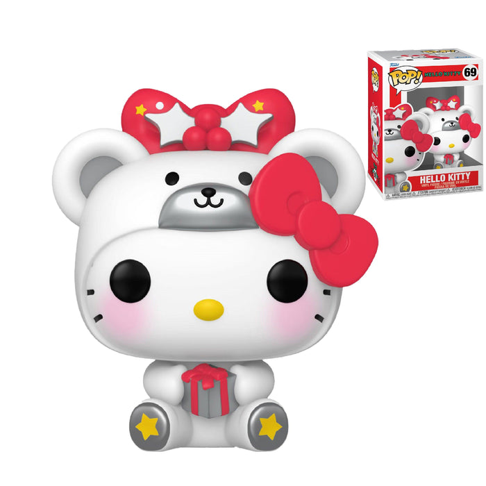 FUNKO POP! ANIMATION: Sanrio Hello Kitty In Polar Bear Outfit Vinyl Toy Figure #69 - Bubblegum Divas