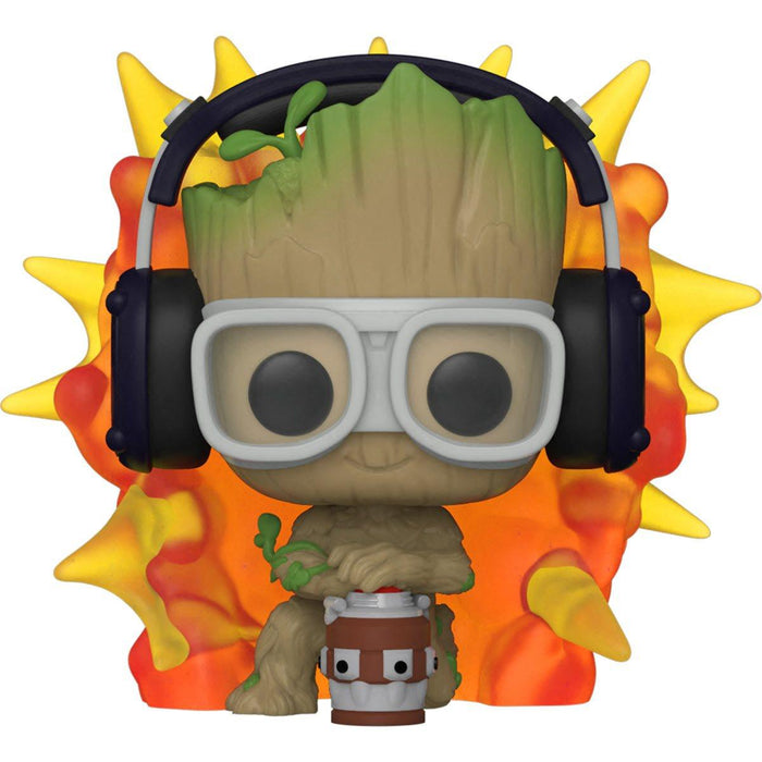 FUNKO POP! MOVIES: MARVEL I Am Groot (with Detonator) Vinyl Toy Figure #1195 - Bubblegum Divas