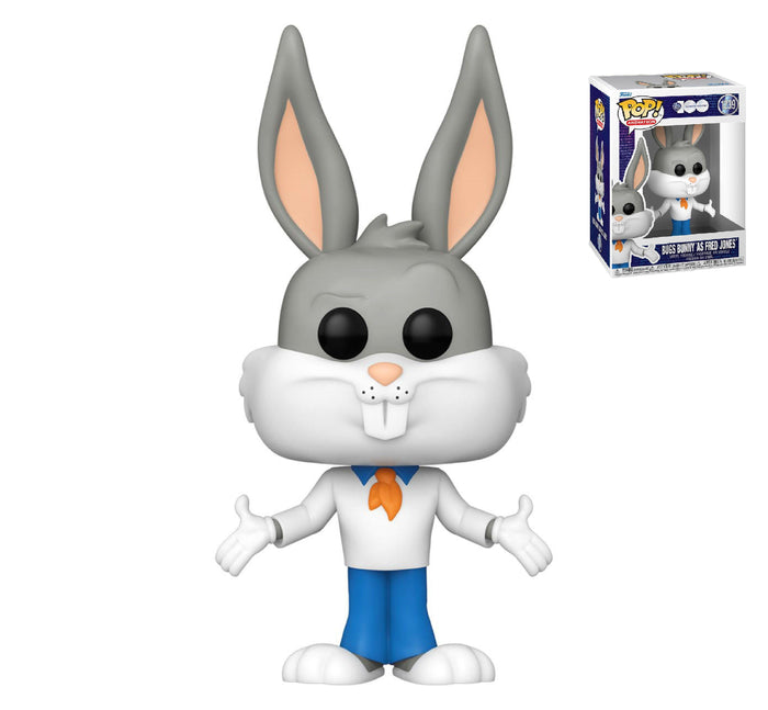 FUNKO POP! ANIMATION: Looney Tunes - Bugs Bunny as Fred Jones Vinyl Toy Figure #1239 - Bubblegum Divas 