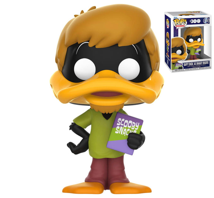 FUNKO POP! ANIMATION: Looney Tunes - Daffy Duck as Shaggy Rogers Vinyl Toy Figure #1240 - Bubblegum Divas 