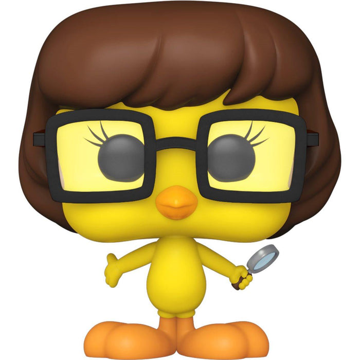 FUNKO POP! ANIMATION: Looney Tunes - Tweety Bird as Velma Dinkley Vinyl Toy Figure #1243 - Bubblegum Divas 