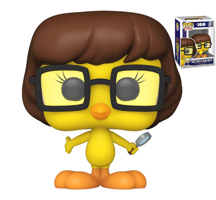 FUNKO POP! ANIMATION: Looney Tunes - Tweety Bird as Velma Dinkley Vinyl Toy Figure #1243 - Bubblegum Divas 