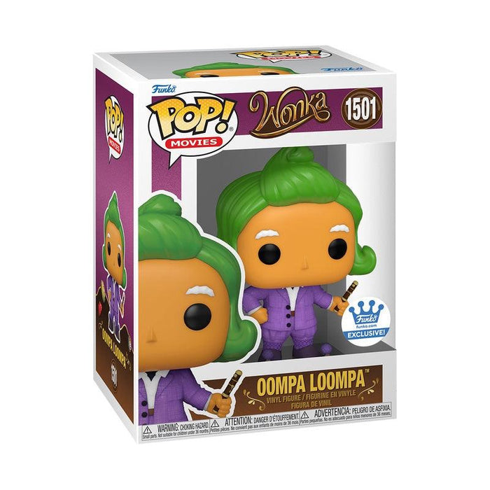 FUNKO POP! MOVIES: Willy Wonka Chocolate Factory "Oompa_Loompa" Exclusive Vinyl Toy Figure #1501 - Bubblegum Divas 