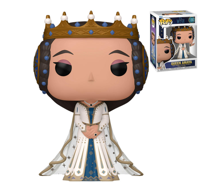 FUNKO POP! ANIMATION: Disney Wish Queen Amaya Vinyl Toy Figure #1393 - Bubblegum Divas