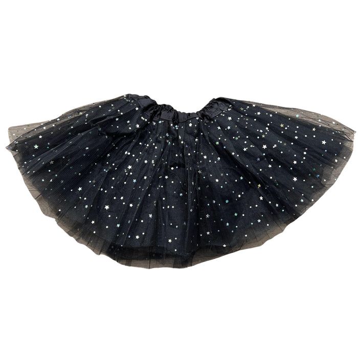 Black Tutu Skirt Sparkle Stars - Bubblegum Divas 