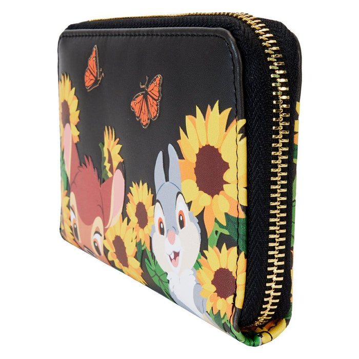 Disney Bambi Sunflower Friends Zip-Around Wallet Loungefly - Bubblegum Divas