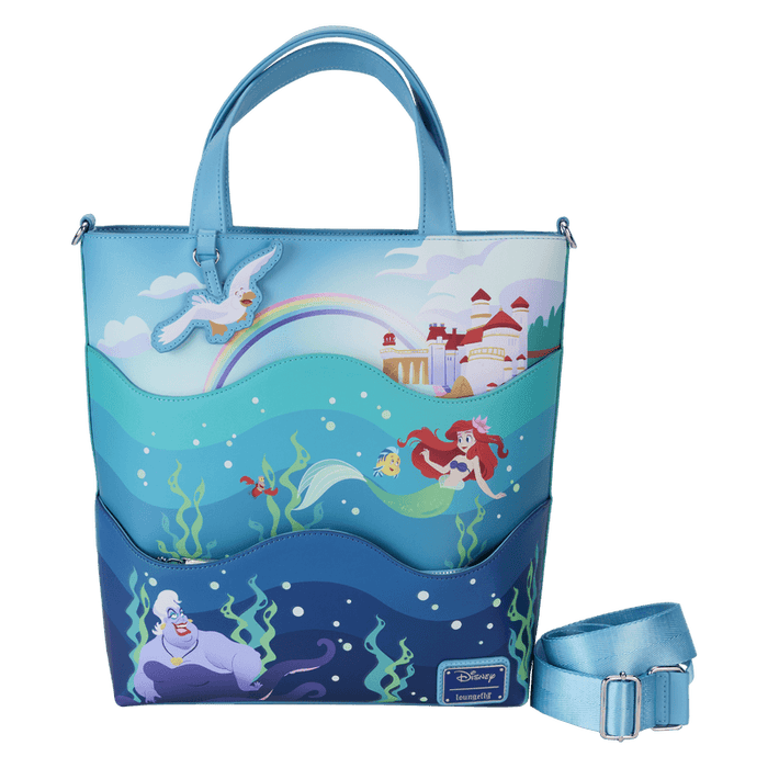 Disney The Little Mermaid Ariel Life Is The Bubbles Tote Bag Loungefly - Bubblegum Divas