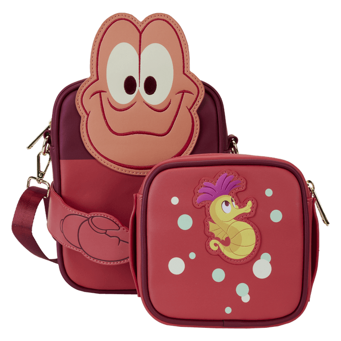Disney The Little Mermaid Sebastian Crossbody Bag with Coin Bag Loungefly - Bubblegum Divas