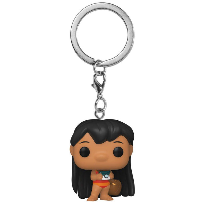 FUNKO POP! Disney Lilo & Stitch Lilo with Camera Pocket Pop! Key Chain - Bubblegum Divas