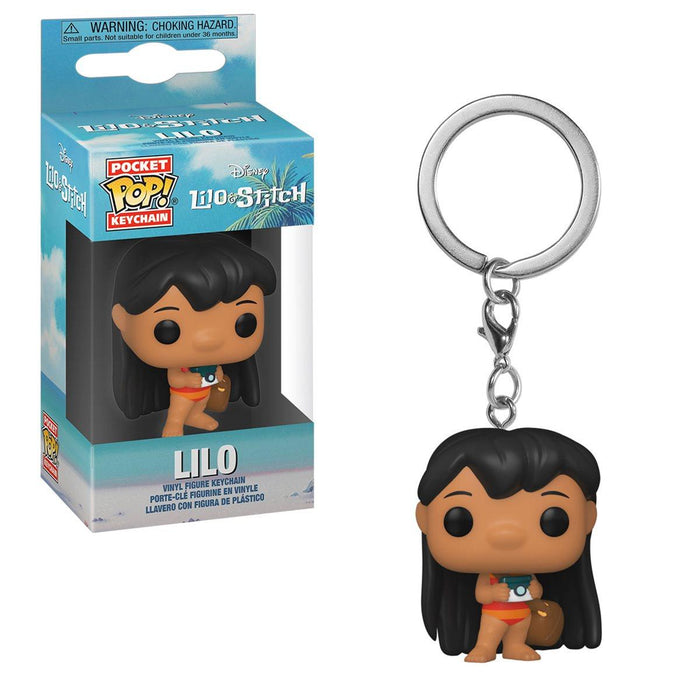 FUNKO POP! Disney Lilo & Stitch Lilo with Camera Pocket Pop! Key Chain - Bubblegum Divas 