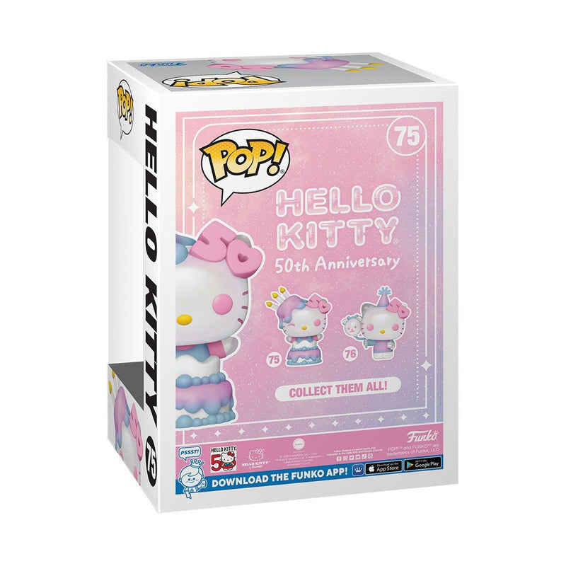 FUNKO POP! Sanrio Hello Kitty 50th in Cake Vinyl Toy Figure #75 - Bubblegum Divas 