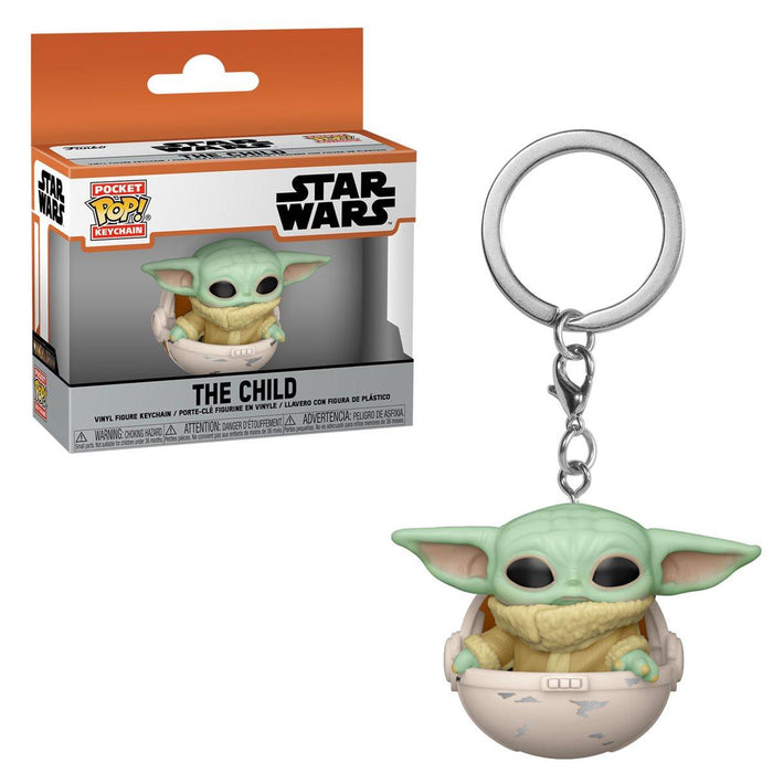 FUNKO POP! Star Wars The Mandalorian The Child in Pod Pop! Key Chain - Bubblegum Divas