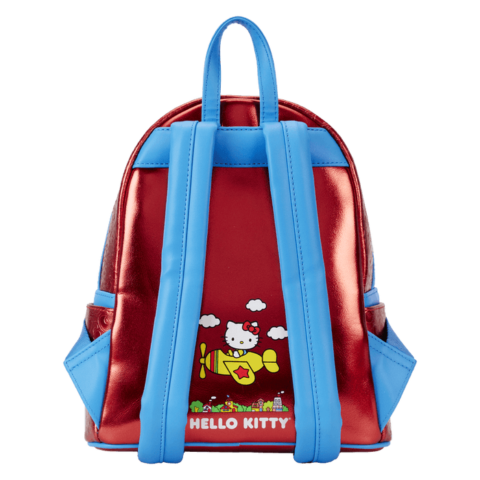 Sanrio Hello Kitty 50th Anniversary Coin Bag Metallic Mini-Backpack - Loungefly - Bubblegum Divas 