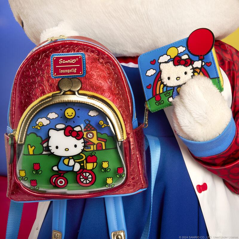 Sanrio Hello Kitty 50th Anniversary Coin Bag Metallic Mini-Backpack - Loungefly - Bubblegum Divas 