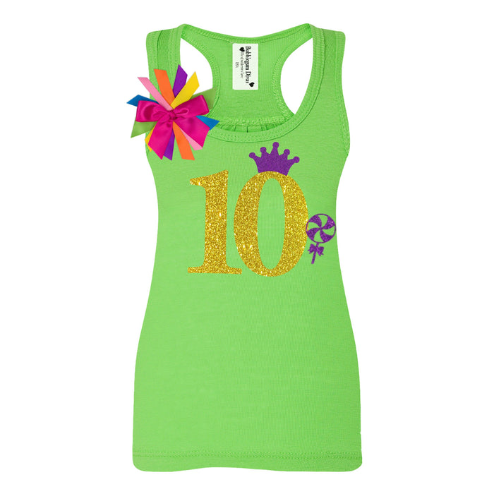 Candy Lollipop Tank Top for Girls - Bubblegum Divas