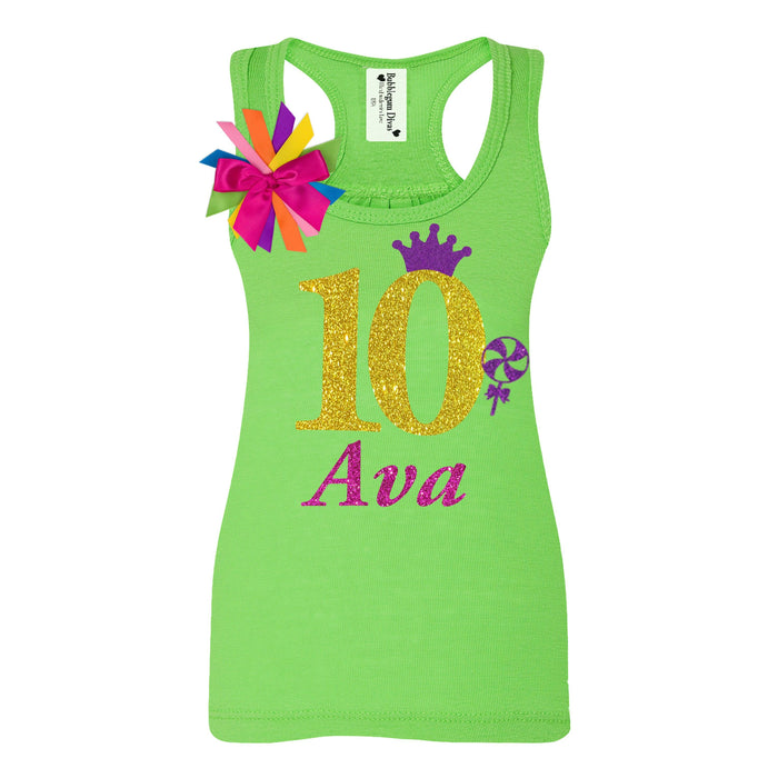Candy Lollipop Tank Top for Girls - Bubblegum Divas
