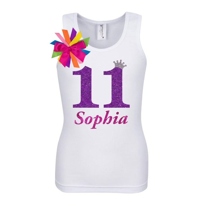 Purple Sparkle 11 Shirt - Bubblegum Divas