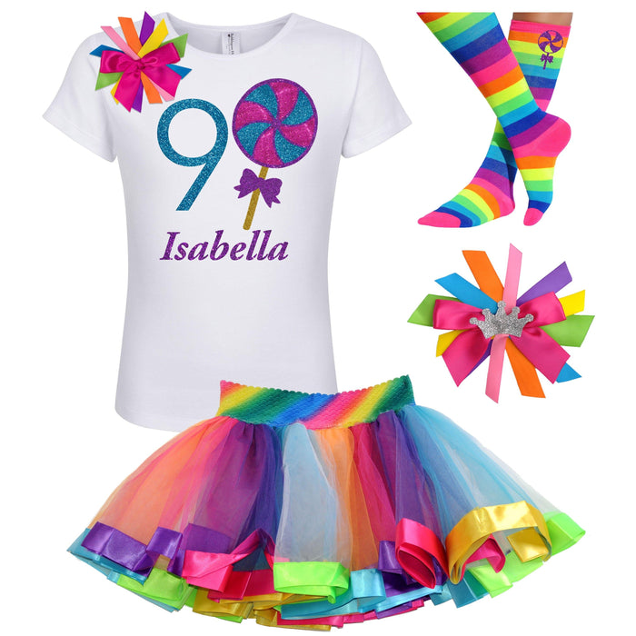 9th Birthday Girl Shirt - 9th Birthday Outfit - Bubblegum Divas Store