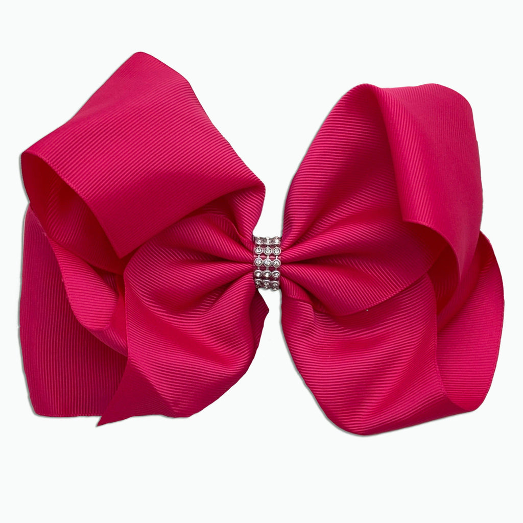 🎉 Shop Girls Jumbo Pink Hair Bow at Bubblegum Divas personalized gifts