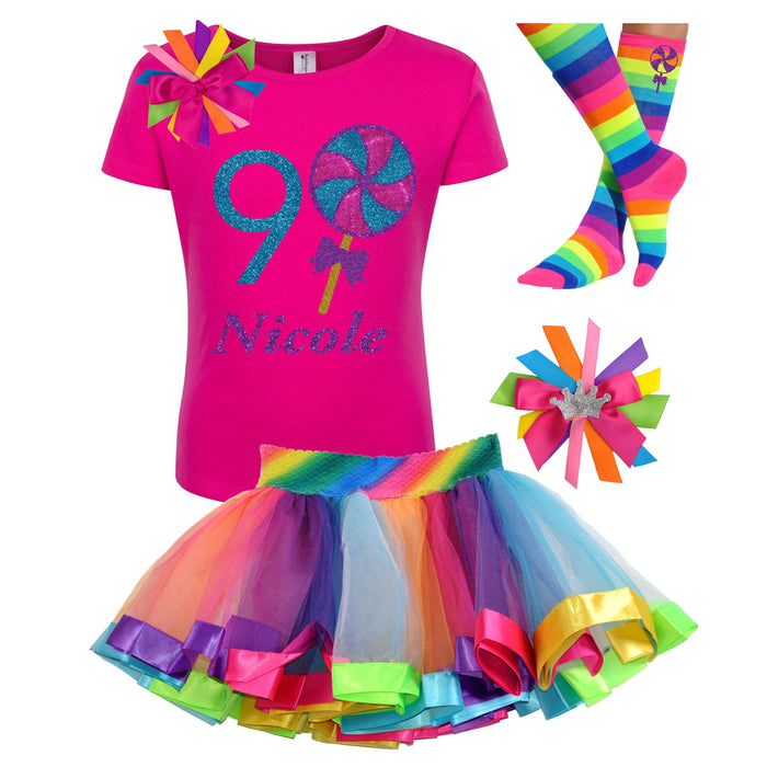 9th Birthday Girl Shirt - 9th Birthday Outfit - Bubblegum Divas Store