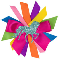 Unicorn Hair Bow - Magical Galaxy - Hairbow - Bubblegum Divas Store