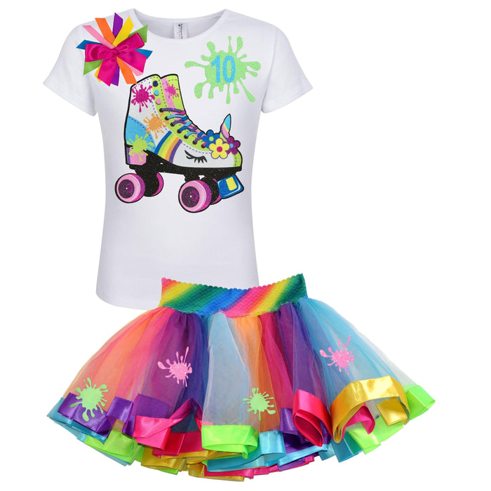 Rainbow Slime Unicorn Skate 10 - Bubblegum Divas