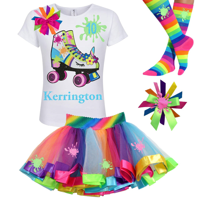 Rainbow Slime Unicorn Skate 10 - Bubblegum Divas