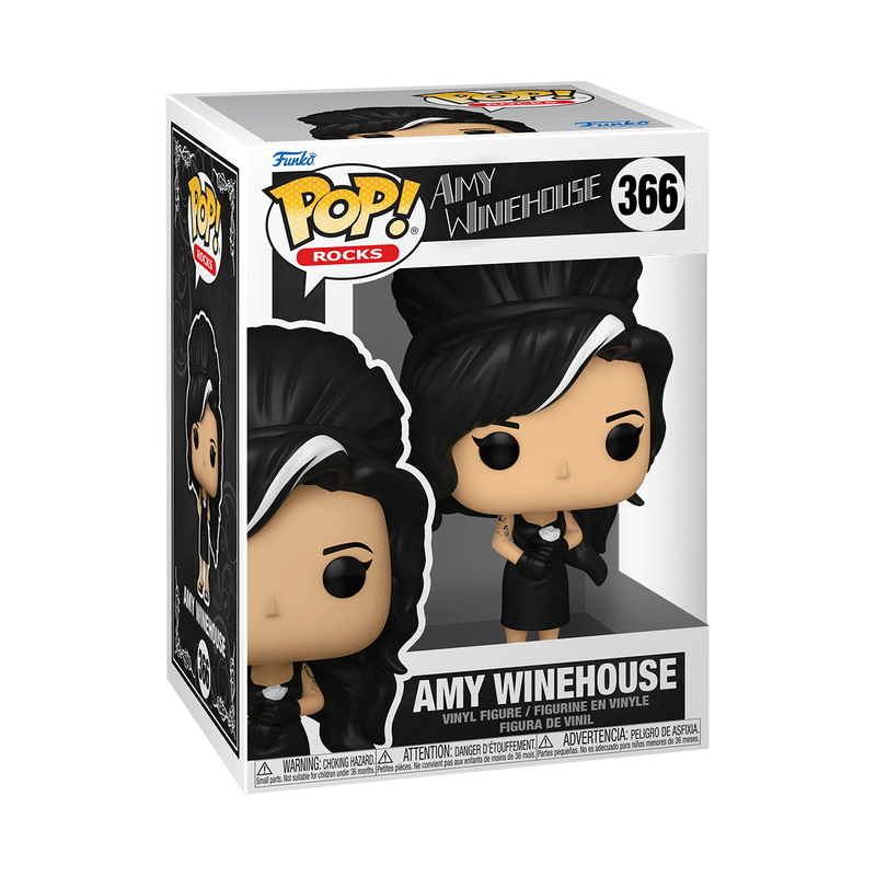 FUNKO POP! ROCKS: Amy Winehouse (BACK TO BLACK) Vinyl Toy Figure #366 - Bubblegum Divas 