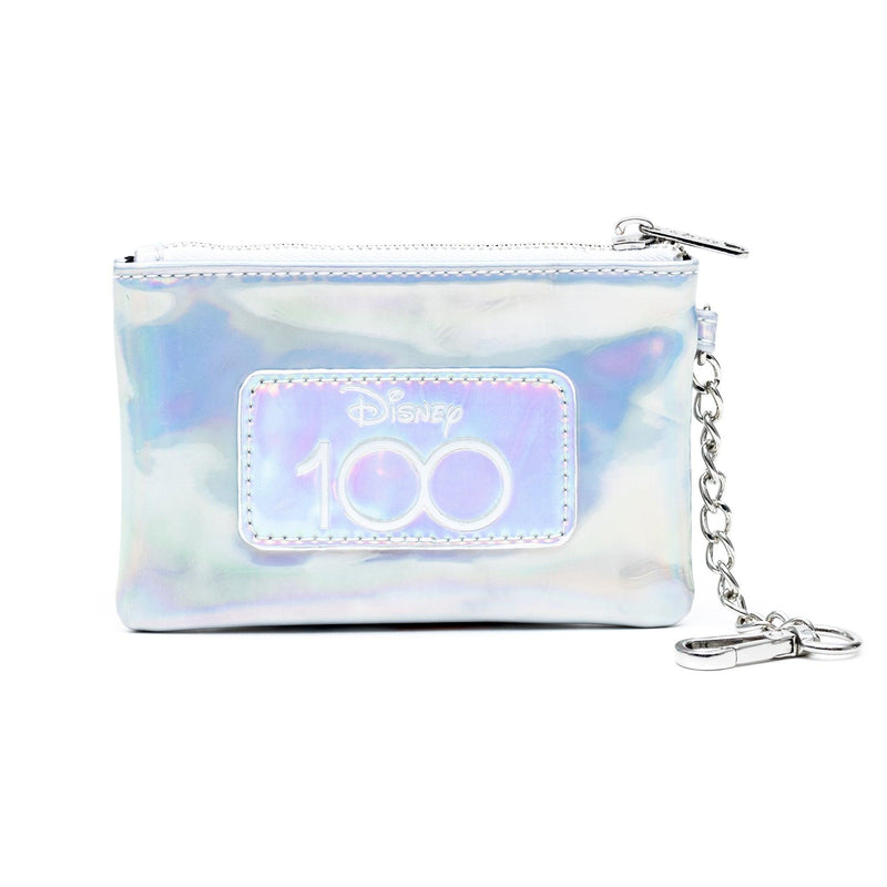 Disney Tinker Bell Iridescent Holographic Zipper Wallet Back Side of Bag