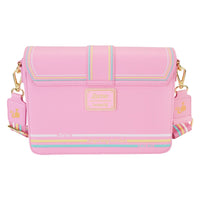 Barbie Pink crossbody bag with car accessory back side 