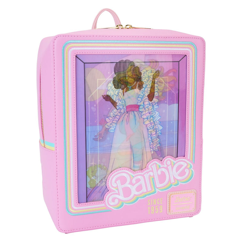 Barbie 65th Anniversary Doll Box Triple Lenticular Mini-Backpack Loungefly