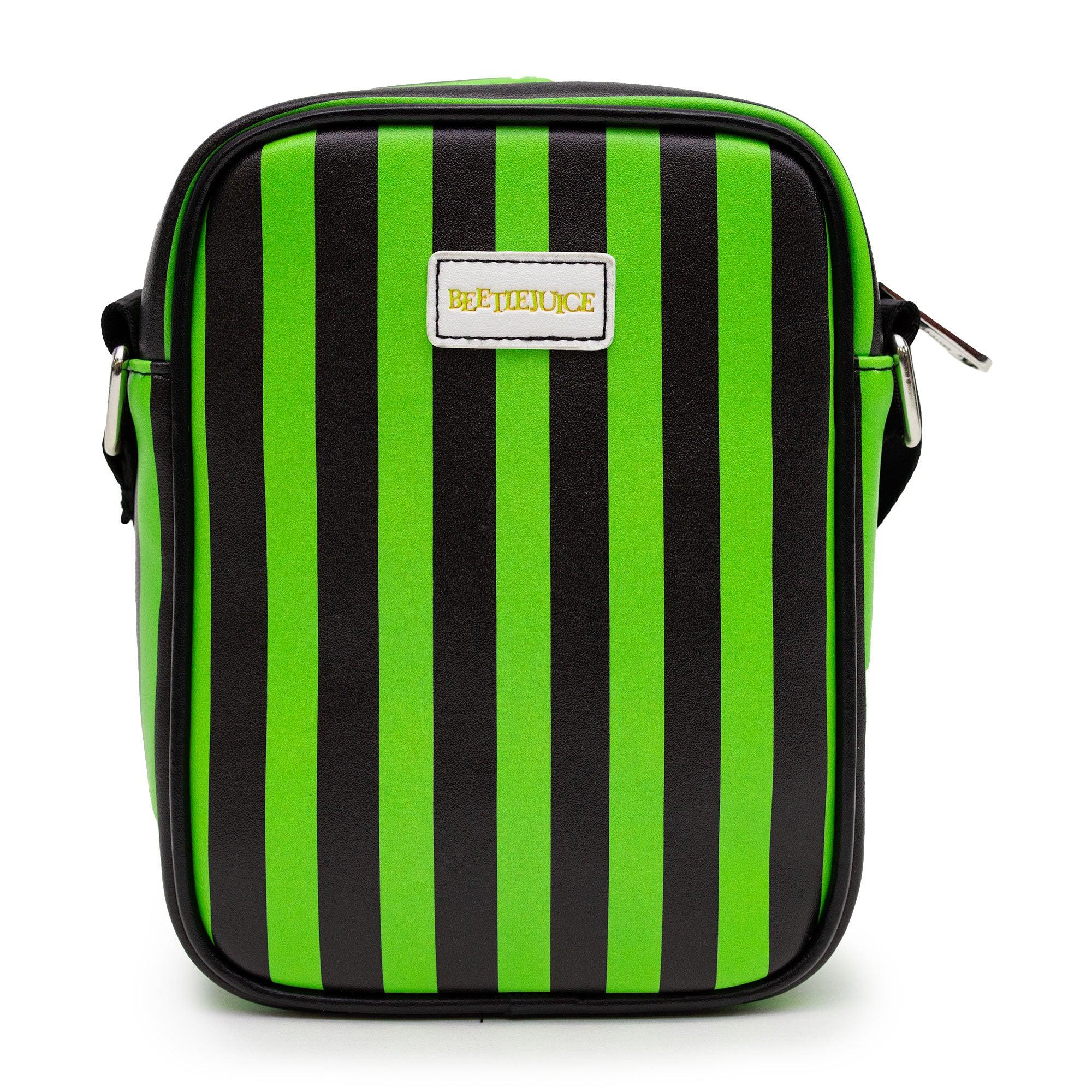 🎉 Shop Chibi Beettlejuice Crossbody Bag Tote Wallet Zip Purse at
