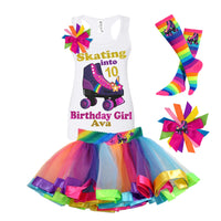 Personalized Roller Skating Party Outfit for Girls