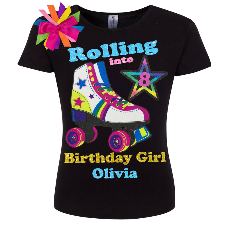 Rolling Birthday Girl Lucky Star - Neon