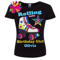 Rolling Birthday Girl Lucky Star - Neon - Bubblegum Divas 