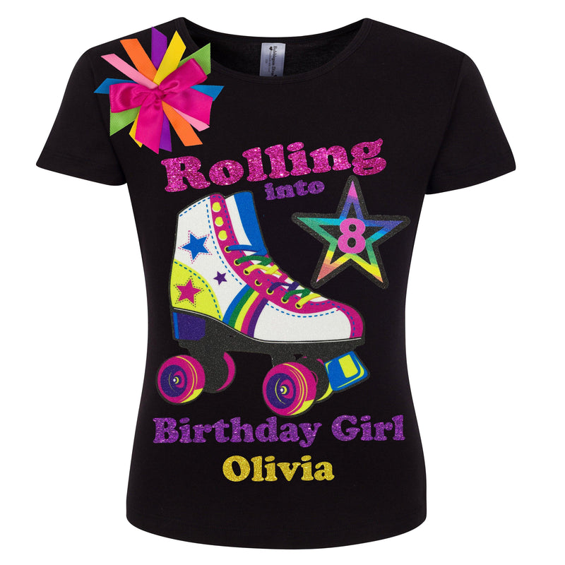 Rolling Birthday Girl Lucky Star - Black